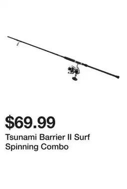 Dick's Sporting Goods Tsunami Barrier II Surf Spinning Combo offer