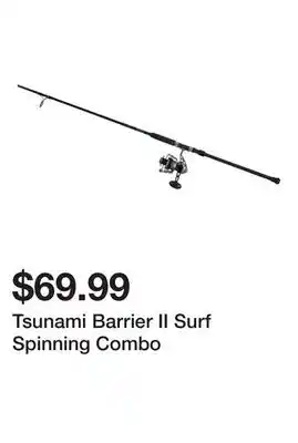 Dick's Sporting Goods Tsunami Barrier II Surf Spinning Combo offer