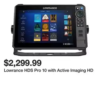 Dick's Sporting Goods Lowrance HDS Pro 10 with Active Imaging HD offer