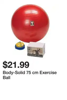 Dick's Sporting Goods Body-Solid 75 cm Exercise Ball offer