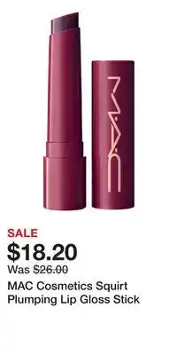 Nordstrom MAC Cosmetics Squirt Plumping Lip Gloss Stick offer