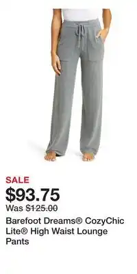 Nordstrom Barefoot Dreams CozyChic Lite High Waist Lounge Pants offer