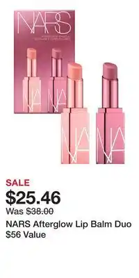 Nordstrom NARS Afterglow Lip Balm Duo $56 Value offer