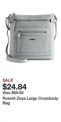 Kohl's Rosetti Zoya Large Crossbody Bag offer