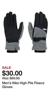 Kohl's Men's Nike High Pile Fleece Gloves offer