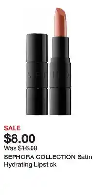Kohl's SEPHORA COLLECTION Satin Hydrating Lipstick offer