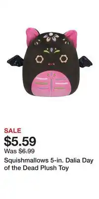 Kohl's Squishmallows 5-in. Dalia Day of the Dead Plush Toy offer