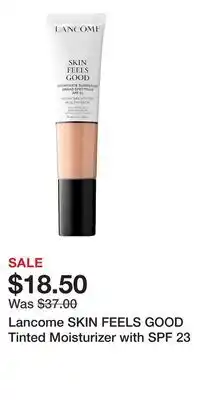 Kohl's Lancome SKIN FEELS GOOD Tinted Moisturizer with SPF 23 offer