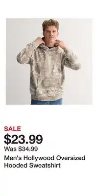 Kohl's Men's Hollywood Oversized Hooded Sweatshirt offer