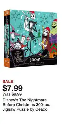 Kohl's Disney's The Nightmare Before Christmas 300-pc. Jigsaw Puzzle by Ceaco offer