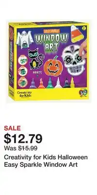 Kohl's Creativity for Kids Halloween Easy Sparkle Window Art offer