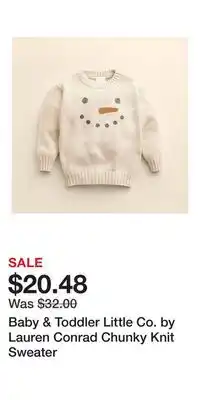 Kohl's Baby & Toddler Little Co. by Lauren Conrad Chunky Knit Sweater offer