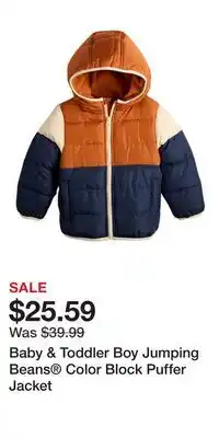 Kohl's Baby & Toddler Boy Jumping Beans Color Block Puffer Jacket offer