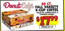 Ollie's DONUT CAFE FALL VARIETY K-CUP COFFEE offer