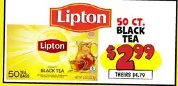 Ollie's Lipton BLACK TEA offer