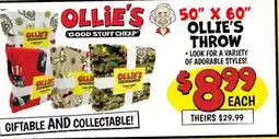 Ollie's OLLIE'S THROW offer