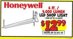 Ollie's Honeywell 4 FT./5, 000 LUMEN LED SHOP LIGHT offer