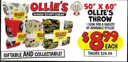 Ollie's 50 X 60 OLLiE'S THROW offer