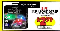 Ollie's LED LIGHT STRIP offer