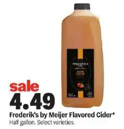 Meijer Frederik's by Meijer Flavored Cider offer