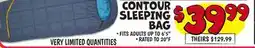 Ollie's CONTOUR SLEEPING BAG offer