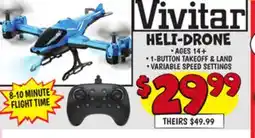Ollie's Vivitar HELI-DRONE offer