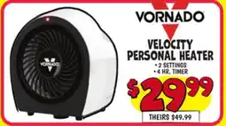 Ollie's VORNADO VELOCITY PERSONAL HEATER offer
