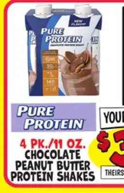 Ollie's CHOCOLATE PEANUT BUTTER PROTEIN SHAKES offer
