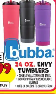 Ollie's Bubba 24 OZ. ENVY TUMBLERS offer