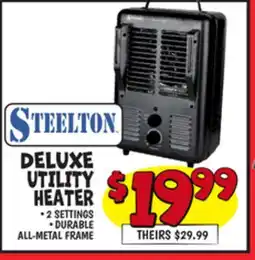 Ollie's STEELTON DELUXE UTILITY HEATER offer