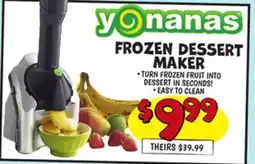 Ollie's FROZEN DESSERT MAKER offer