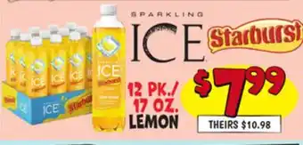 Ollie's SPARKLING ICE 12 PK./17 OZ. LEMON offer