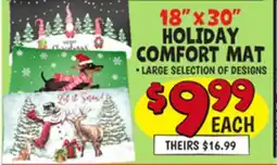Ollie's 18 X 30 HOLIDAY COMFORT MAT offer