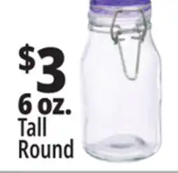 Ocean State Job Lot 6 oz. Tall Round Spice Jars offer