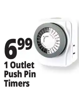 Ocean State Job Lot 1 Outlet Push Pin Timers offer
