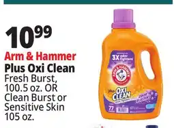 Ocean State Job Lot Arm & Hammer Plus Oxi Clean Stain Fighters Detergent 100.5 oz offer