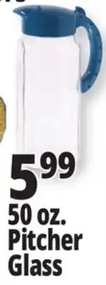 Ocean State Job Lot 50 oz. Pitcher Glass offer