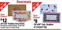 Ocean State Job Lot Doormats offer
