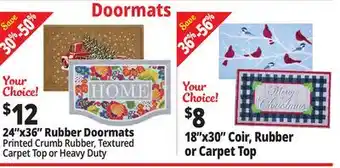 Ocean State Job Lot Doormats offer