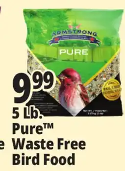Ocean State Job Lot 5 Lb. Pure Waste Free Bird Food offer