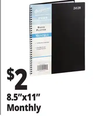 Ocean State Job Lot 8.5x11 Monthly offer