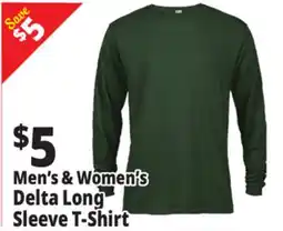 Ocean State Job Lot Men's & Women's Delta Long Sleeve T-Shirt offer