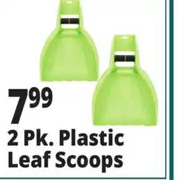 Ocean State Job Lot Plastic Leaf Scoops 2-Count offer