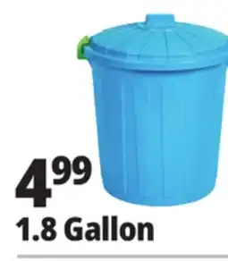 Ocean State Job Lot Round Clear Storage Bucket with Latching Lid 7L offer