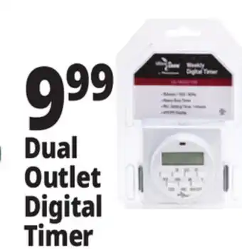 Ocean State Job Lot Dual Outlet Digital Timer offer