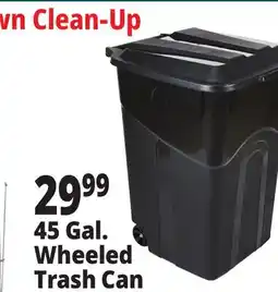 Ocean State Job Lot 45 Gallon Wheeled Trash Can offer