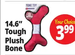 Ocean State Job Lot 14.6 Tough Plush Bone offer