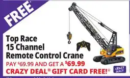 Ocean State Job Lot Top Race 15 Channel Remote Control Crane offer