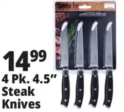 Ocean State Job Lot Santa Fe Professional Grade Steak Knife Set 4 Piece offer
