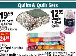 Ocean State Job Lot Quilt Sets offer